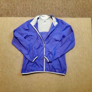 Women's REI Purple Windbreaker Jacket Sz L EUC